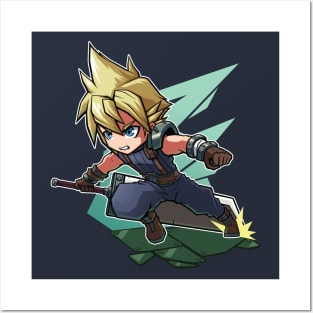 Cloud Strife Chibi Posters and Art